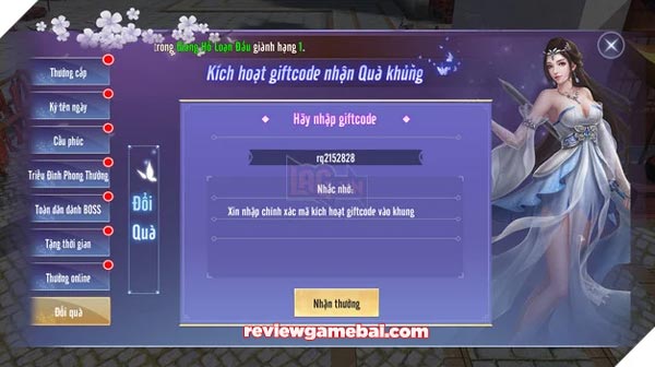 giftcode ỷ thiên